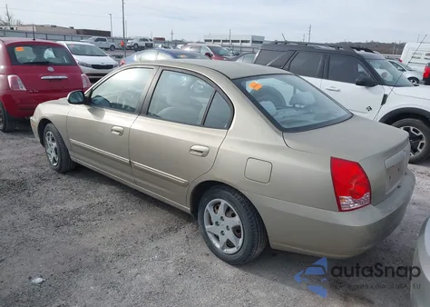 2005 Hyundai Elantra Gls/Gt z USA, uszkodzony, nr VIN KMHDN46D75U986904